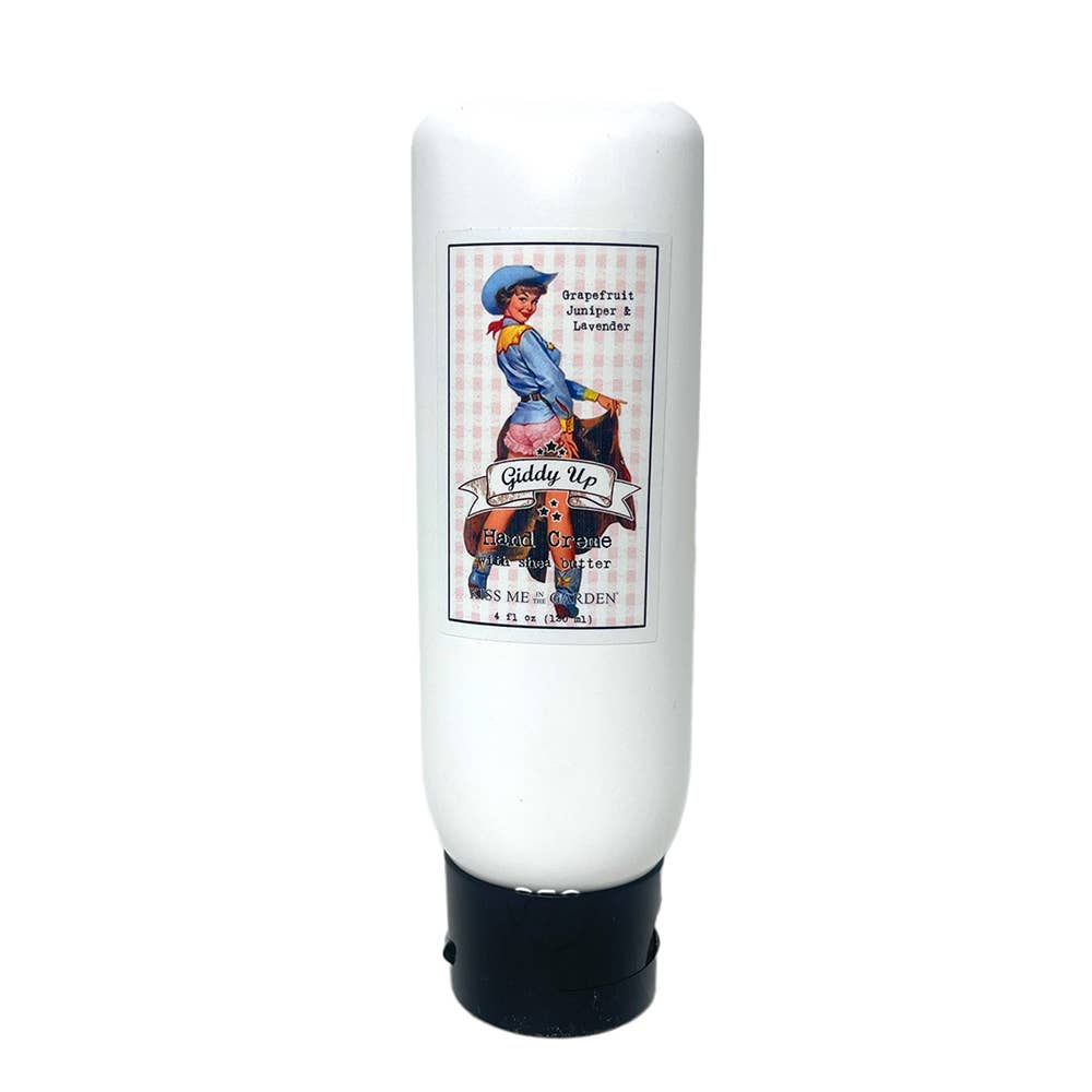 Giddy Up Hand Creme tube 4 oz